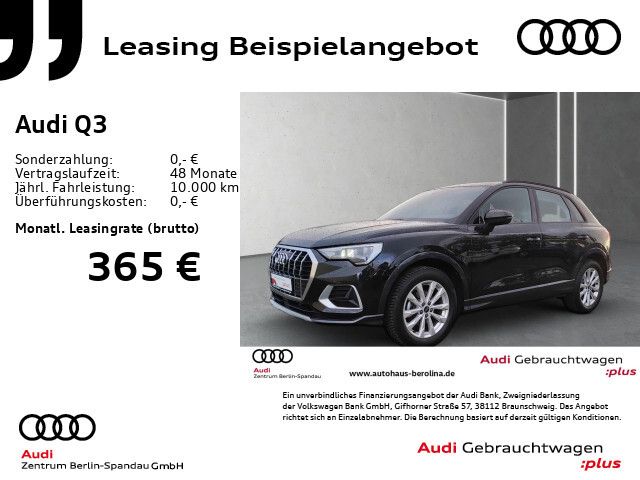 Audi Q3 35 TFSI Adv. S tro. *NAV+*R-CAM*GRA*PDC+*SHZ*