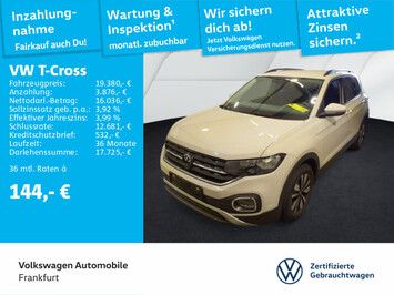 Volkswagen T-Cross 1.0 TSI MOVE Navi LED Heckleuchten Sitzheizung Leichtmetallfelgen 1.0 TSI Life