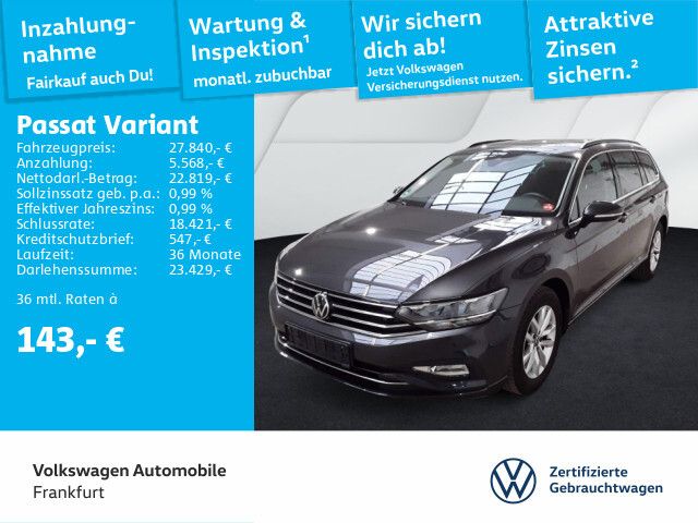 Volkswagen Passat Variant 2.0 TDI DSG Business Navi LaneAssist DAB+ LED CB533Z - Bild 1