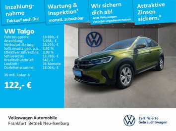 Volkswagen Taigo 1.0 TSI Life Navi LED Heckleuchten Sitzheizung Leichtmetallfelgen 1.0 TSI