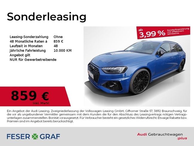 Audi RS4 Avant HUD B&O ACC RS-Abgas Matrix - Bild 1