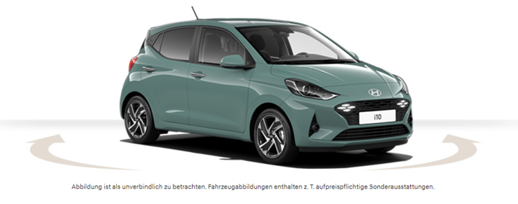 Hyundai i10 🙌*Trend 1.0 *Autonomer Notbremsassistent👀*Apple CarPlay🙌*Jetzt Bestellen*