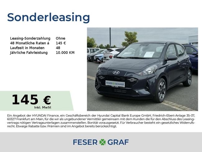 Hyundai i10 TREND-PAKET NAVI SHZ LHZ KAMERA CARPLAY PDC - Bild 1