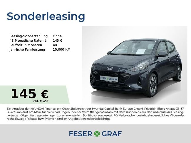 Hyundai i10 TREND-PAKET NAVI SHZ LHZ KAMERA CARPLAY PDC - Bild 1