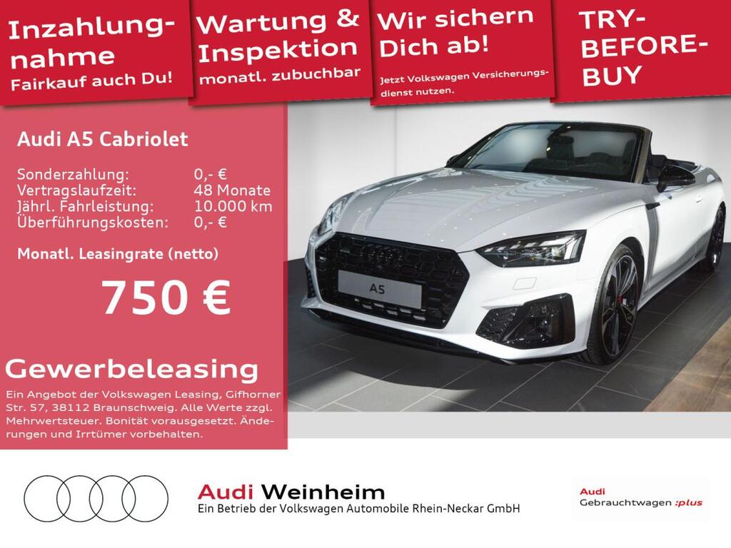 Audi A5 Cabrio S line 40 TFSI quattro S tronic HeadUp