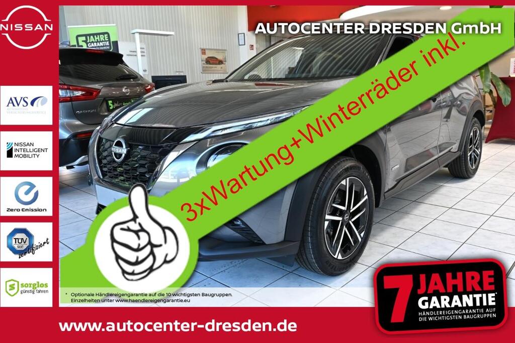 Nissan Juke 1.6 HYBRID N-CONNECTA #INKL.WINTERRÄDER & WINTERPAKET ? 3 x WARTUNG inkl.? #SOFORT VERFÜGBAR