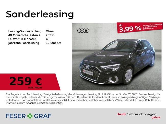 Audi A3 Sportback 35 TFSI advanced S tronic LED - Bild 1