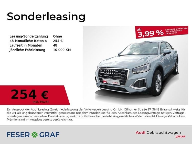 Audi Q2 30 TFSI advanced Navi AHK SHZ PDC R-Kamera