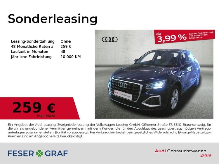 Audi Q2 Advanced 30 TFSI Schaltgetriebe Virtual Navi