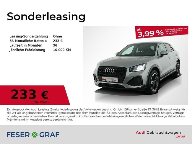 Audi Q2 Advanced 30 TFSI 6 Gang V-Cockpit/SHZ/LM 18 - Bild 1