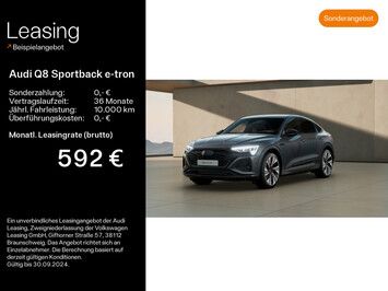 Audi Q8 Sportback e-tron S line 55 quattro*S line*AHK*Navi*Einparkhilfe*virtual cockpit*HeadUp*Matrix*Optikp