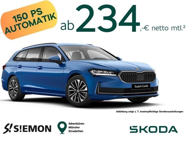 Skoda Superb Combi ✔️ 1,5 TSI mHEV ✔️ Selection ✔️ Energy Blau ✔️ - Bild 1