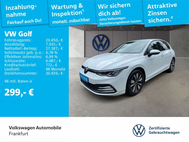 Volkswagen Golf VIII 2.0 TDI MOVE Navi LaneAssist DAB+ LED CD132X - Bild 1