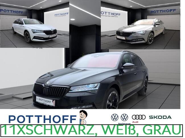 Skoda Superb COMBI SPORTLINE⚠️❗️❗️AHK STANDH PANO 360°KAM MATRIX NAVI⚠️❗️❗️11X Schwarz, Weiß o. Grau⚠️❗️❗️ - Bild 1