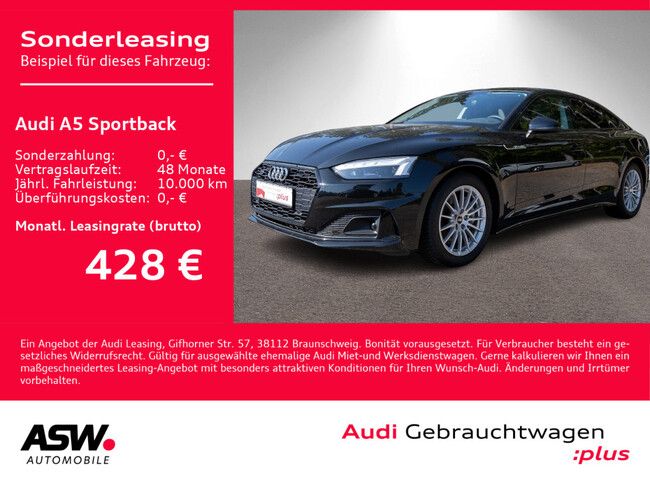 Audi A5 Sportback 40TDI quattro Navi LED Pano RFK VC// SOFORT VERFÜGBAR!! - Bild 1