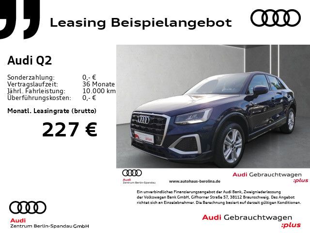 Audi Q2 30 TFSI Adv. *NAV+*AHK*LED*GRA*Virt.C*SHZ* - Bild 1