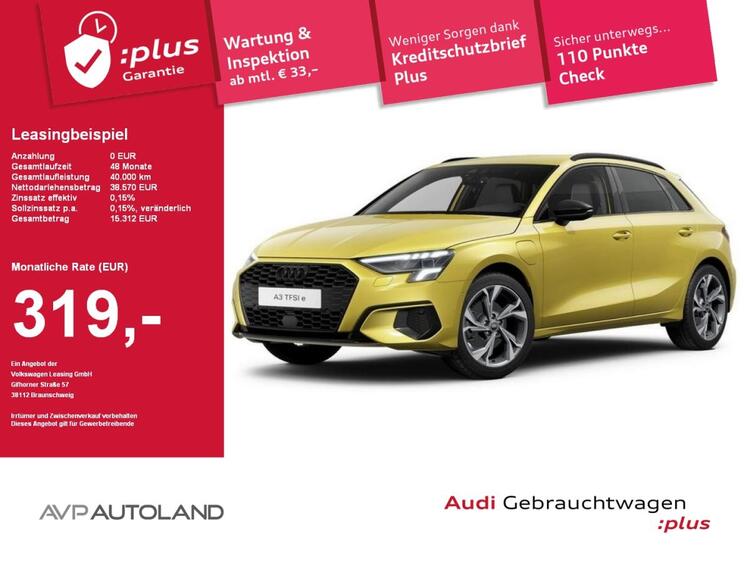 Audi A3 Sportback 40 TFSI e advanced | MMI NAVI PLUS