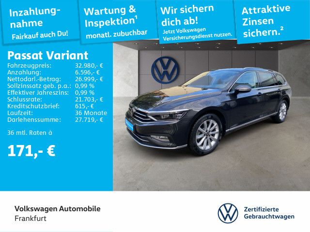 Volkswagen Passat Variant 2.0 TDI DSG Elegance Navi IQ.Light DAB+ CB543Z - Bild 1