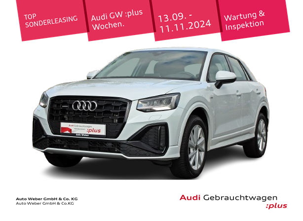 Audi Q2 40TFSI qu S LINE NAVI+ PARKEN BLACK ACC LEDER