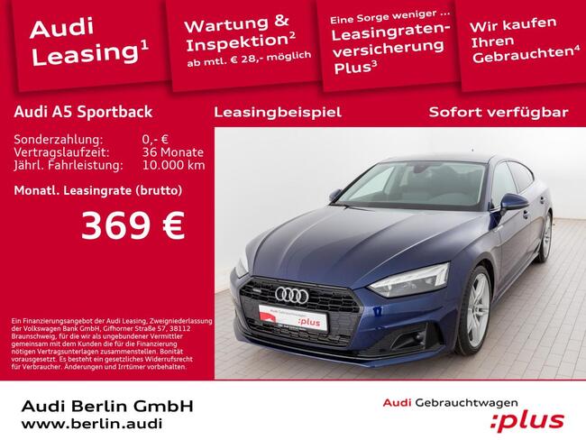 Audi A5 Sportback Advanced 45 TFSI qu.S tr. PANO RFK - Bild 1