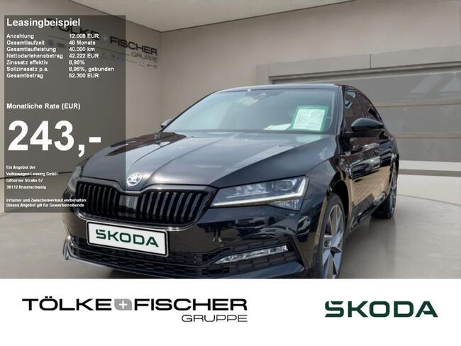 Skoda Superb 2x SOFORT VERFÜGBAR 2.0 TSI SportLine NAVI DCC Pano LED SHZ - Bild 1