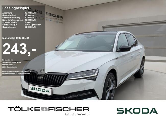 Skoda Superb 2x SOFORT VERFÜGBAR 2.0 TSI SportLine NAVI DCC Pano LED - Bild 1