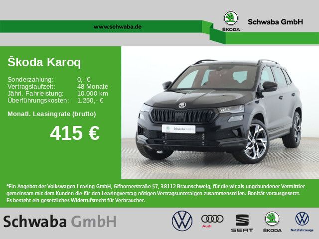 Skoda Karoq Sportline 2,0 TSI 4x4 *LED*AHK*ACC*R-KAM* - Bild 1