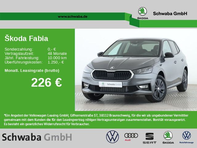 Skoda Fabia Selection 1,0 TSI *LED*GRA*R-KAM*PDC*16