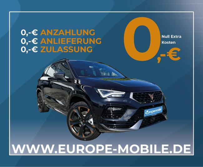 Cupra Ateca 4DRIVE 2.0 TSI DSG 190 (UVP 61.230 € / SOFORT) PANO/BEATS/NAV/LEDER/AHK/ASSISTENZ/EASY/UVM. - Bild 1