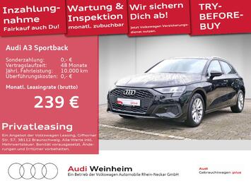 Audi A3 Sportback 35 TFSI Tempomat PDC Sitzheizung uvm