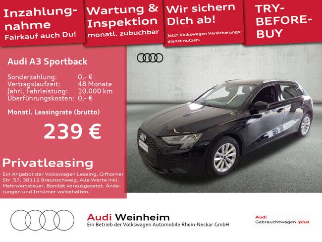 Audi A3 Sportback 35 TFSI Tempomat PDC Sitzheizung uvm - Bild 1