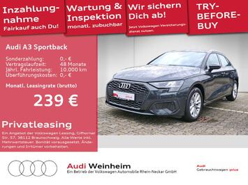 Audi A3 Sportback 35 TFSI Einparkhilfe Gar.2028! Radio Klima uvm