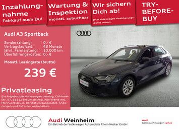 Audi A3 Sportback 35 TFSI Einparkhilfe Gar.2028! Radio Klima uvm