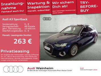 Audi A3 Sportback 35 TFSI advanced Stronic Gar.2028 LED Pakete uvm