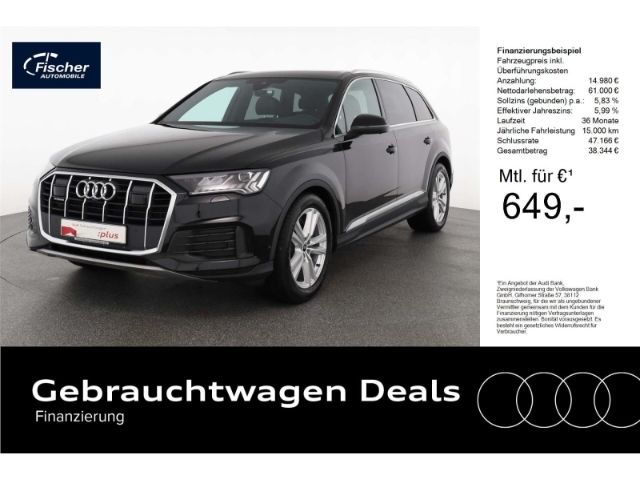 Audi Q7 50 TDI quattro Tip. 7-Sitze/AHK/P-Dach/Leder - Bild 1