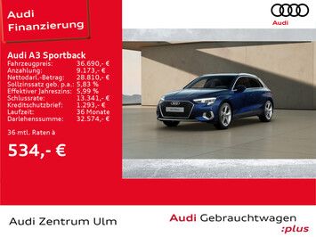 Audi A3 Sportback advanced 40 TFSI e S tronic AHK LED