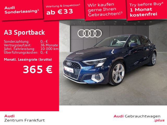 Audi A3 Sportback 35 TDI S tronic advanced Leder MatrixLED Navi AHK - Bild 1