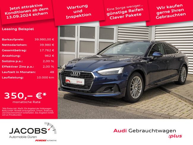 Audi A5 Sportback 35TFSI S line/Matrix/ACC/AHK/Navi/eSitze - Bild 1