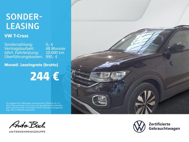 Volkswagen T-Cross 1.0 TSI DSG MOVE, Navi, App-Connect, Klima, Sitzheizung, Parkpilot - Bild 1