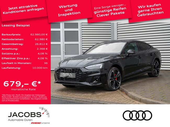 Audi A5 Sportback 40TDI qu. 2xS line/competition+/Black/Matrix/Pano/ACC/B+O - Bild 1