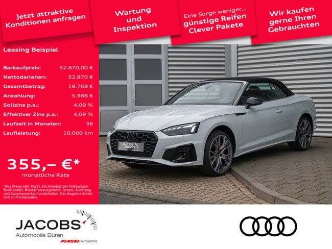 Audi A5 Cabriolet 40TFSI 2xS line/Competition+/Matrix/360°/20Zoll - Bild 1