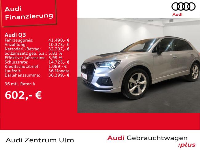 Audi Q3 advanced 35 TFSI S tronic AHK E-KLAPPE SONOS - Bild 1