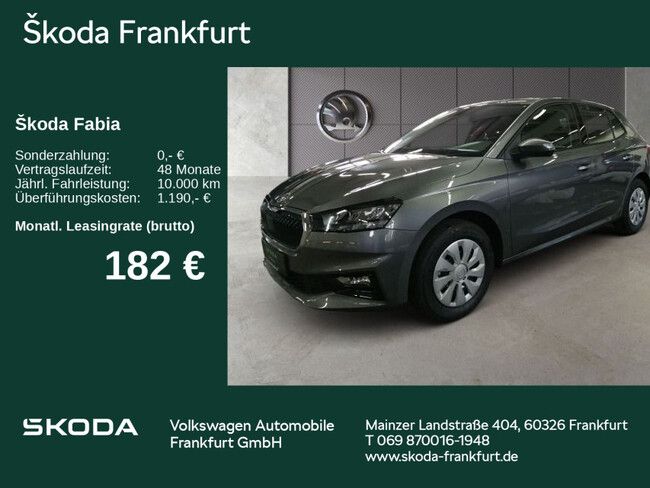 Skoda Fabia Selection 1,0 5x Lieferung Oktober - Bild 1