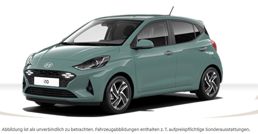 Hyundai i10 Select 1.0 Frontantrieb Benzin, 5-Gang