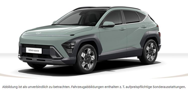 Hyundai Kona Select 1.0 T-GDI Frontantrieb Benzin, 6-Gang