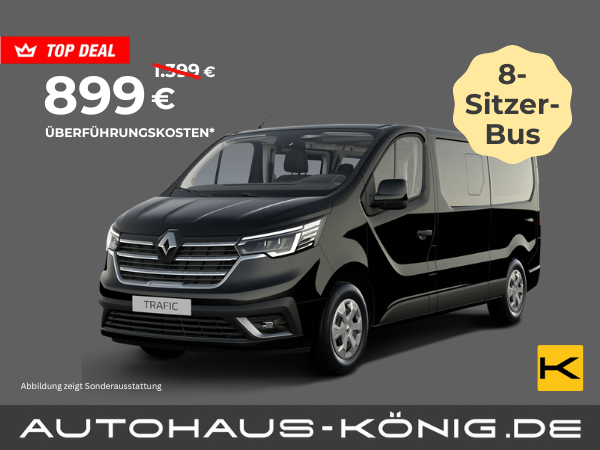 Renault Trafic Grand Life Blue | 8-Sitzer-Bus mit Automatik | ***Verringerte Überführungskosten*** - Bild 1