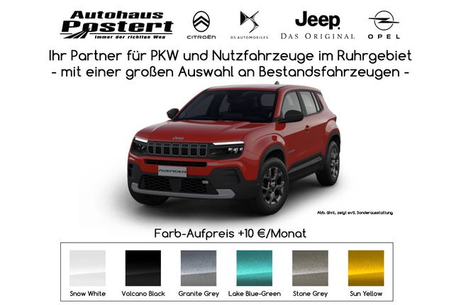 Jeep Avenger Avenger Benziner 1,2 Summit *Herbstdeal* - Bild 1