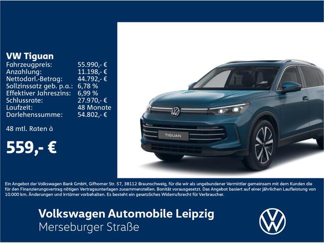 Volkswagen Tiguan Elegance 2.0 l TDI DSG*AHK*STHZ - Bild 1