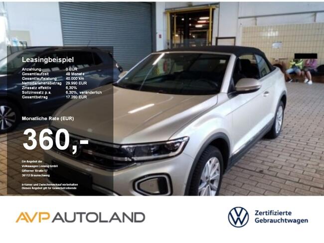 Volkswagen T-Roc Cabriolet 1.5 TSI STYLE | NAVI | LED | ACC - Bild 1