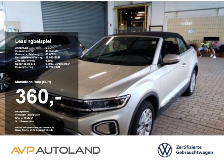 Volkswagen T-Roc Cabriolet 1.5 TSI STYLE | NAVI | LED | ACC